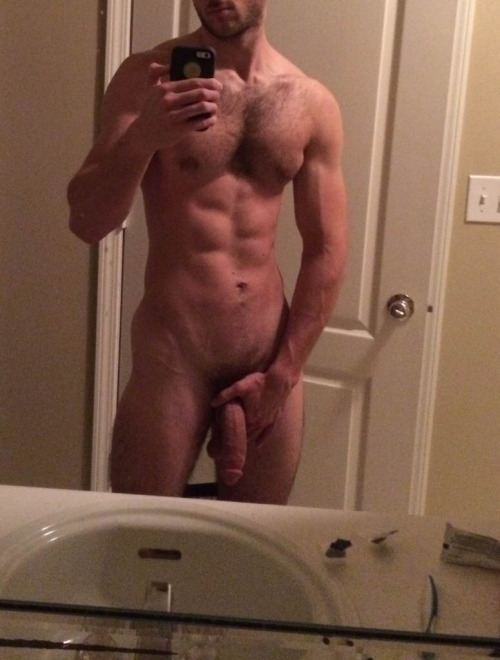 Ripped Hunk Self Shot